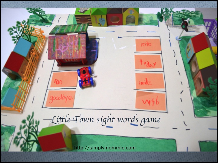 little town sight words game