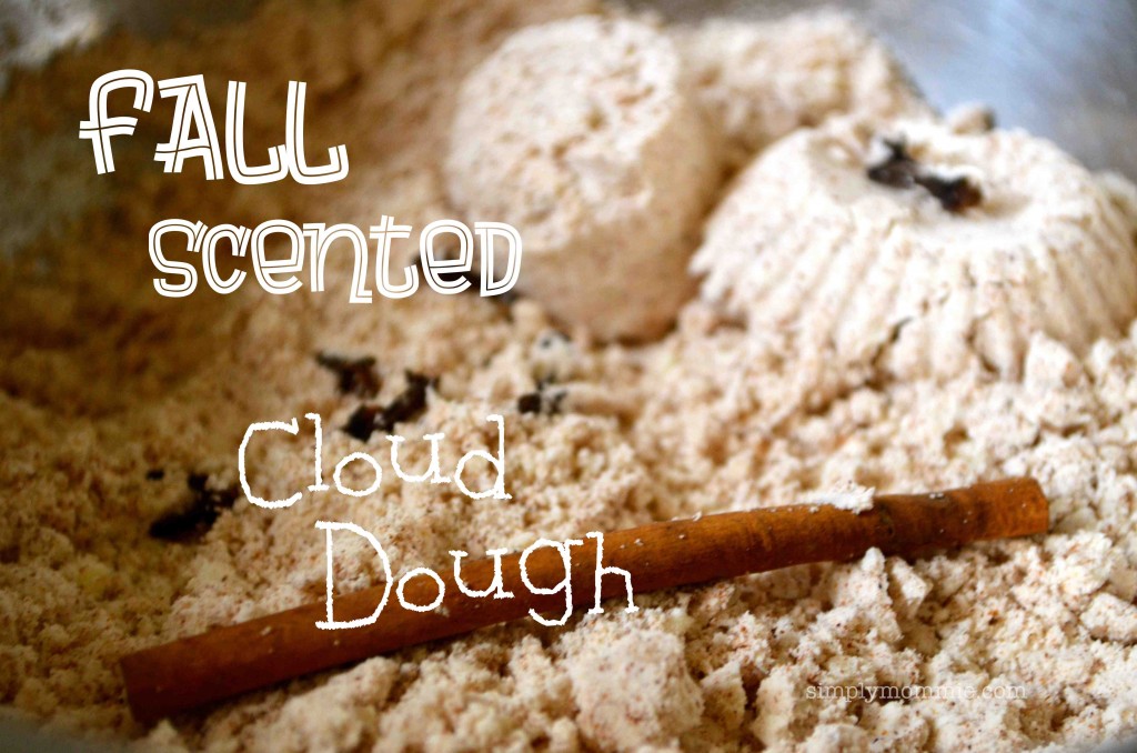 fall scented cloud dough